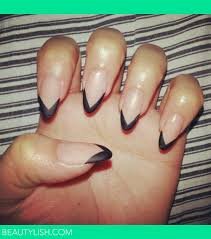 Stiletto-Matte-Nude-Nails-with-Black-Dots-7