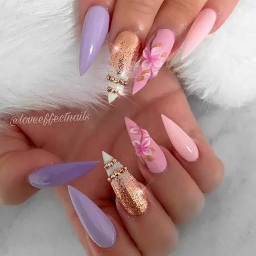 Stunning-Glitter-Pointy-Nail-Designs-1