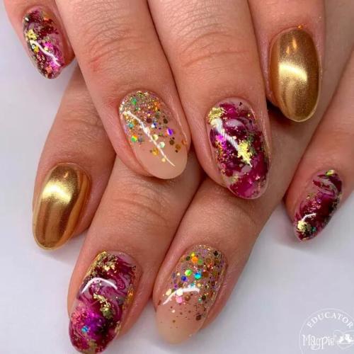 Summer-Ombre-Short-Nails-1