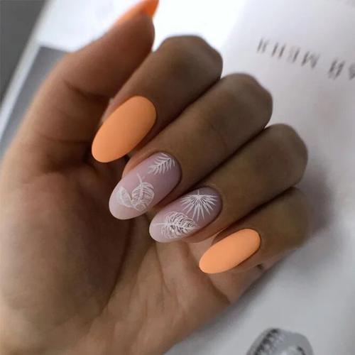Summer-Tropical-Leaves-Nails-Designs-1