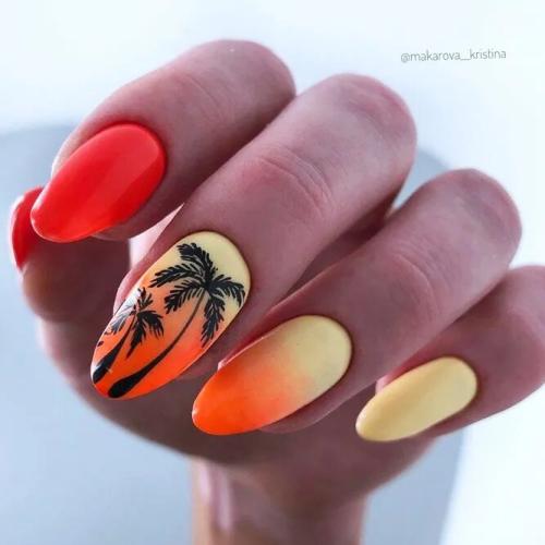 Sunset-Tropical-Nails-Art-2