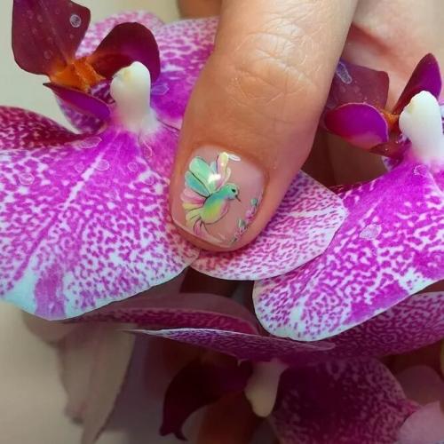 Sweet-Birds-Tropical-Nails-Designs-2