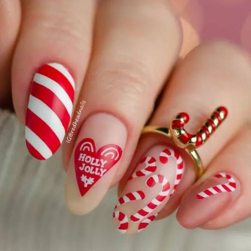 Sweet-Candy-Christmas-Nail-Art-3