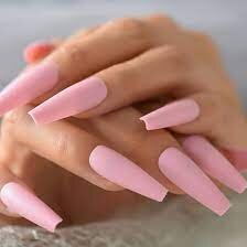 Total-Matte-Pink-Coffin-Nails-3