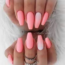 Total-Matte-Pink-Coffin-Nails-4