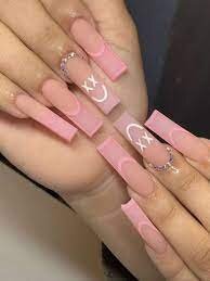 Total-Matte-Pink-Coffin-Nails-6