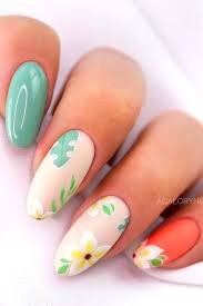 Tropical-Flower-Nail-Designs-8