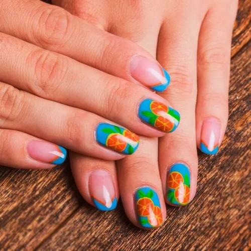 Tropical-Fruits-Nail-Designs-2