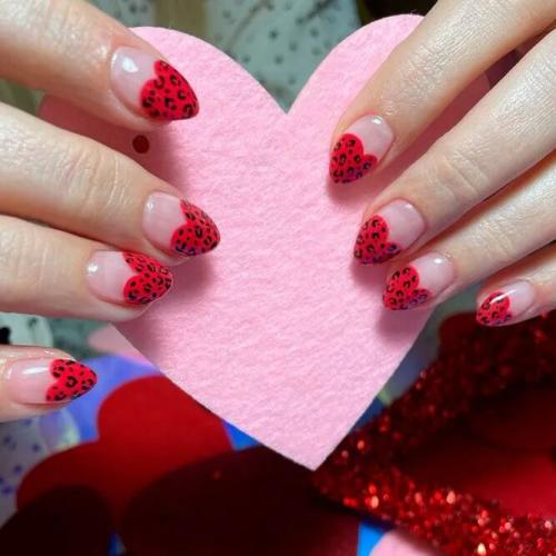 Valentines-Day-Nails-with-Slight-Hint-of-a-Heart-2