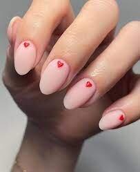 Valentines-Day-Nails-with-Slight-Hint-of-a-Heart-3