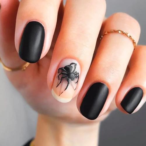 Web-and-Spiders-Halloween-Nail-Designs-2