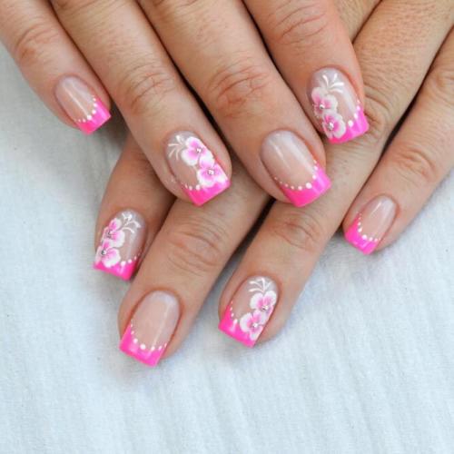 Wedding-Love-Nails-with-Flowers-4
