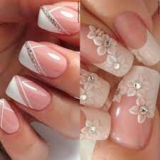 Wedding-Nail-Art-for-Bride-with-Pastel-Colors-5