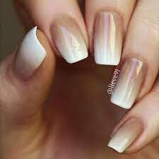 White-Nails-With-Color-Fade-4