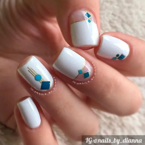 White-Square-Acrylic-Nails-1