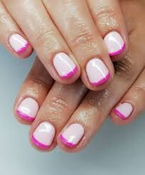 White-and-Pink-French-Tip-Nails-8