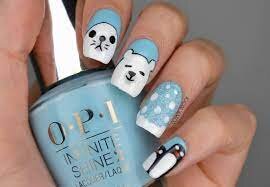 Winter-Animals-Nails-Art-5