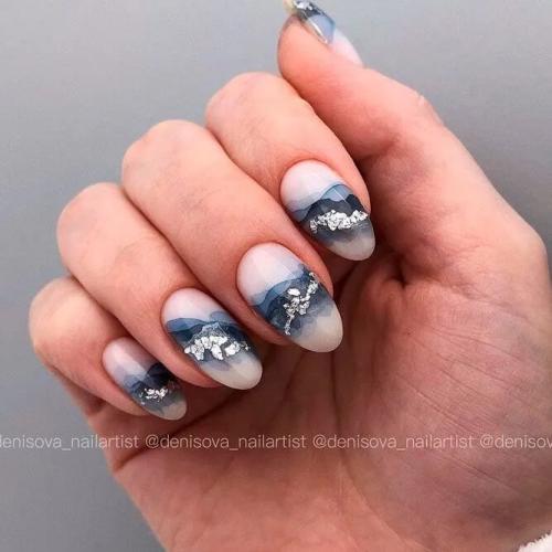 Winter-Grey-Almond-Shaped-Nails-2