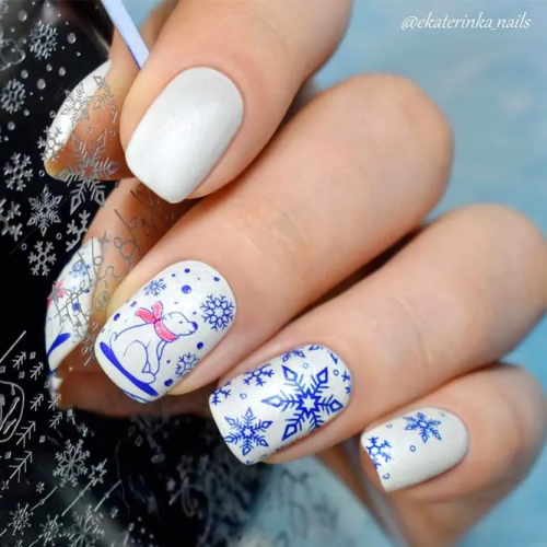 Winter-Nails-with-Animals-Art-3