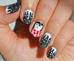 Winter-Nails-with-Animals-Art-5