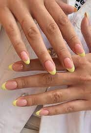 Yellow-French-Tip-Nails-2