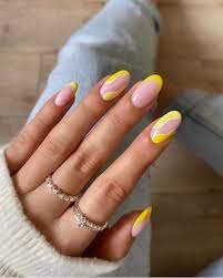 Yellow-French-Tip-Nails-6