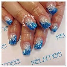 blue-glitter-snowflake-nail-idea-3